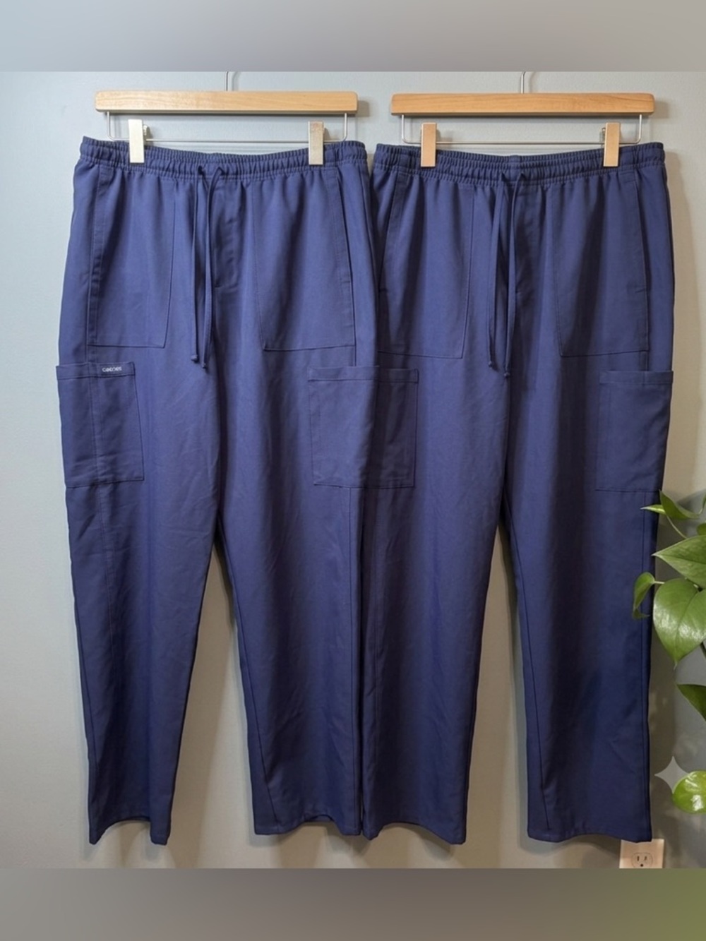 Bundle of 2 Men's Cherokee Scrub Pants - Navy Blue. EUC. Size Large Style CK279A